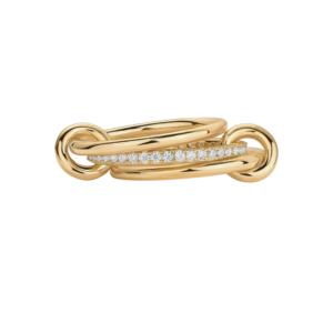 LINKED RING WHITE TOPAZ